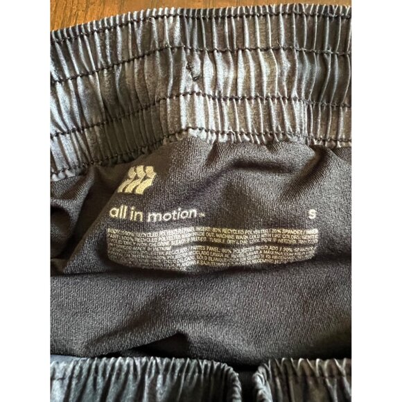 All In Motion Running Shorts Grey Black Pull On Lined Athletic Activewear Small - Picture 5 of 8